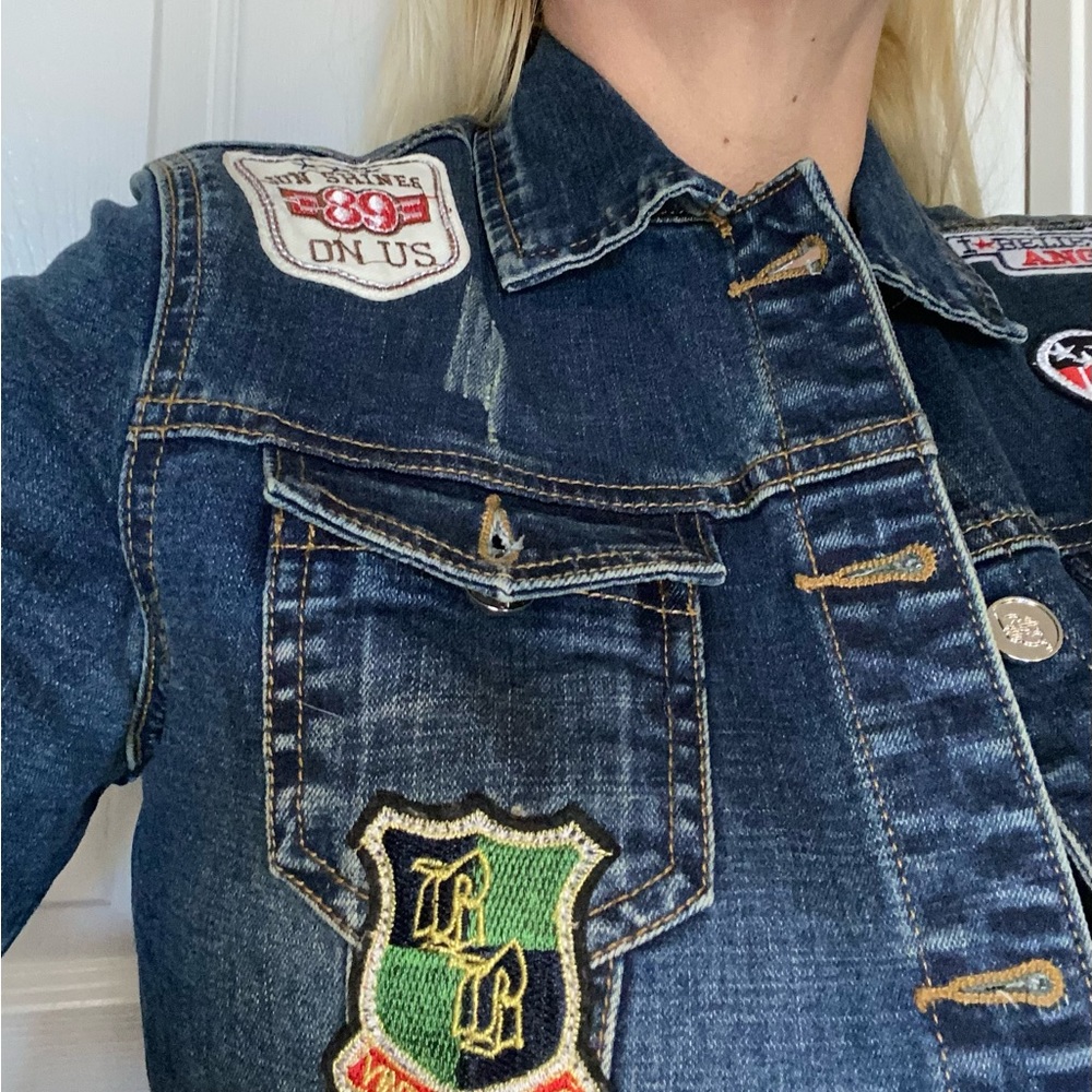 Bebe Patch Jean Jacket - image 8